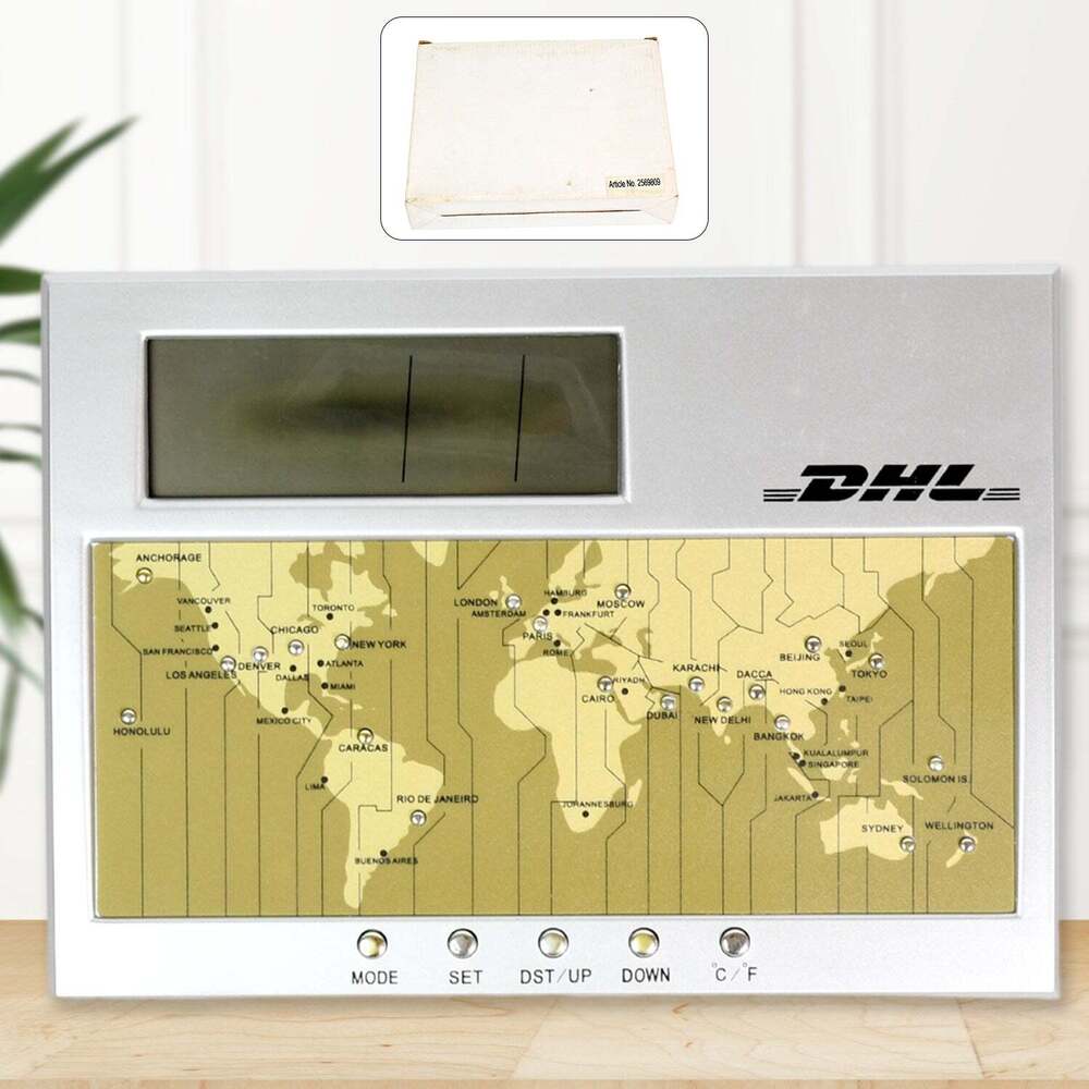 Global Time Worlds Clock