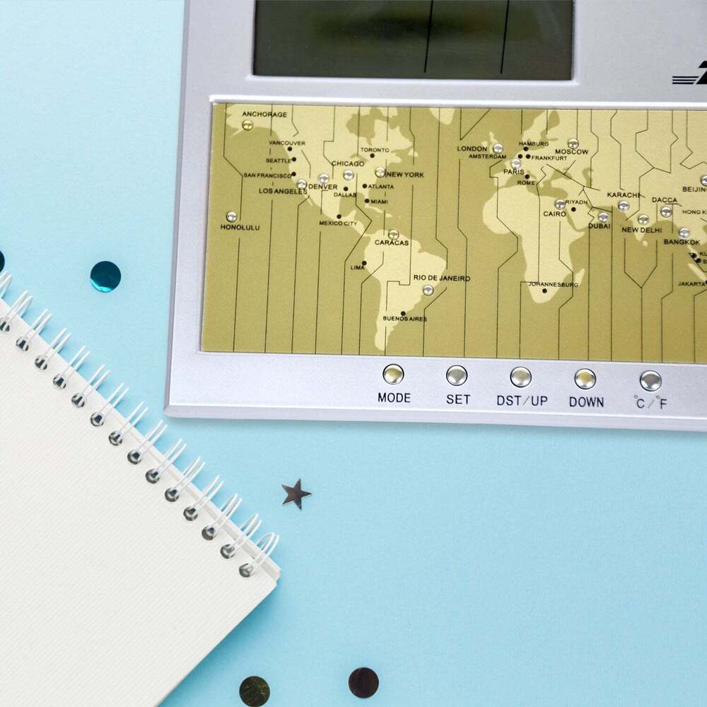 Global Time Worlds Clock