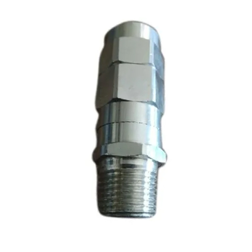 Brass Rust Proof Cable Gland - High-Quality Brass Material, Solid Round Conductor Compatibility, Sleek Silver Connector Color, 6-12 Month Warranty