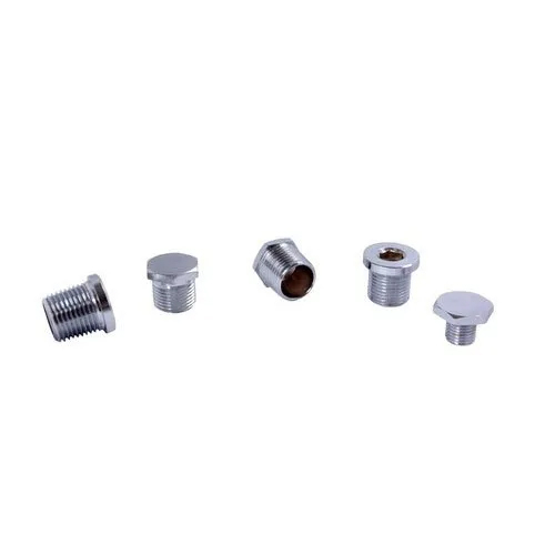 Brass Stop Plugs - Color: Silver