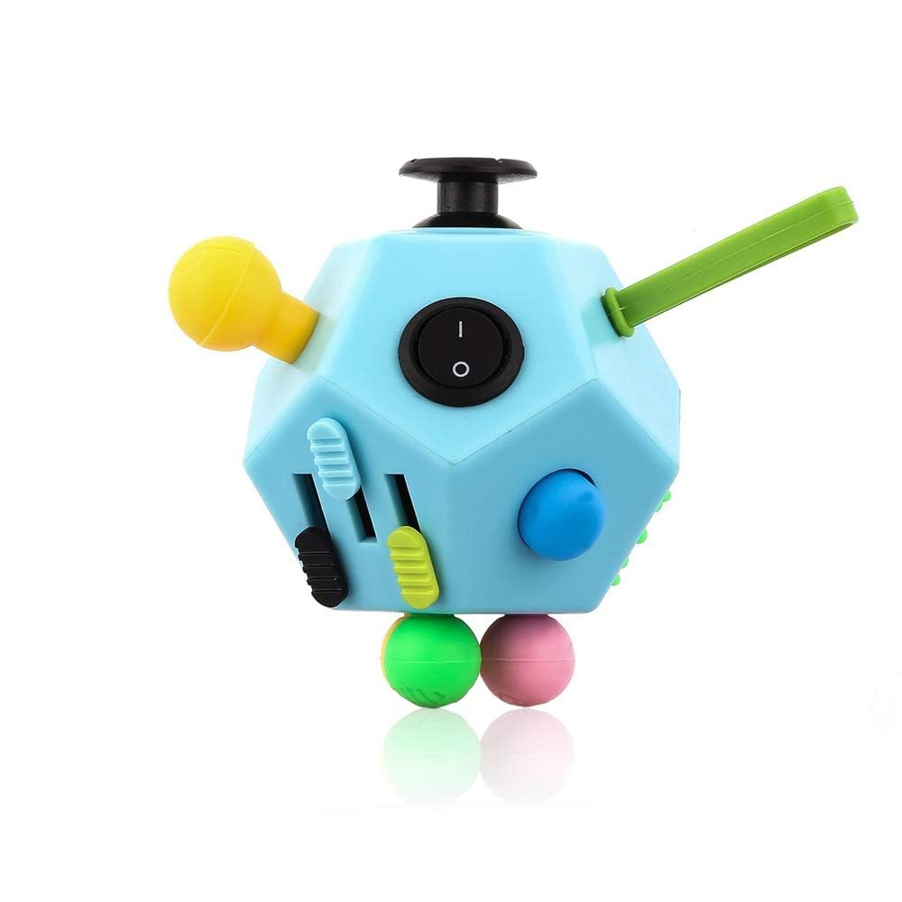 12-Side Fidget Cube Relieves Stress