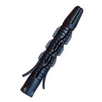 60x8mm Black Frame Fixing Wall Plug - Color: As Per Requirement