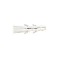 Plastic Wall Plug - 32x6mm | Rigid Plastic, Polished Finish, High Quality, Commercial Use, Color As Per Availability