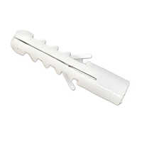 40x8mm Regular Plastic Wall Plug - Color: As Per Availability