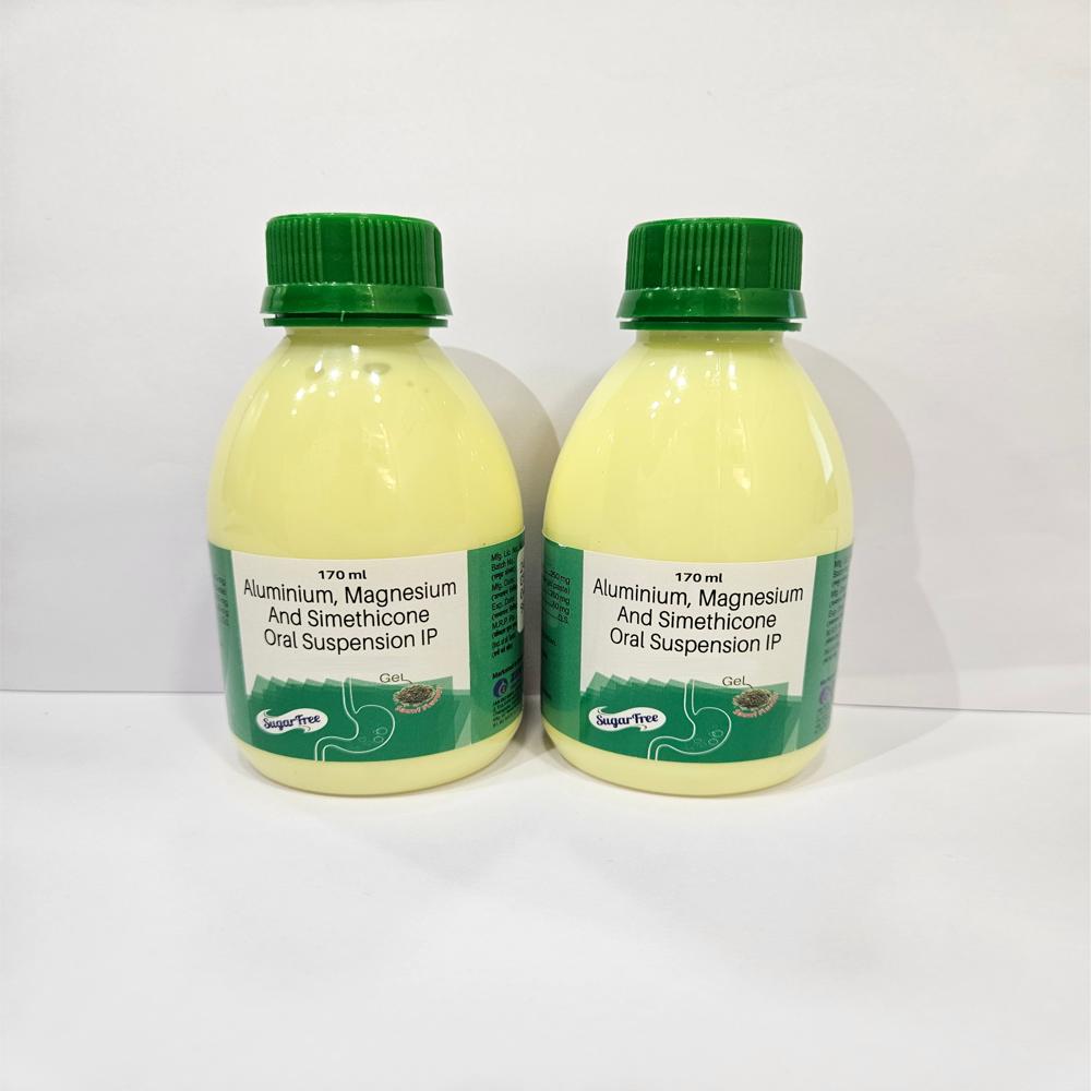 Aluminium , Magnesium And Simethicone Oral Suspension Ip - Recommended For: Gastric Disorders