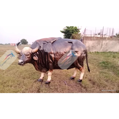 Frp Bison Statue