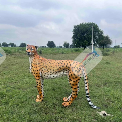 FRP Fiber Cheetah Statue