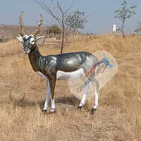 FRP  Fiber Black-buck Male Deer Statue