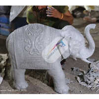 FRP  Fiber Small Decorative 2 feet Elephant Statue