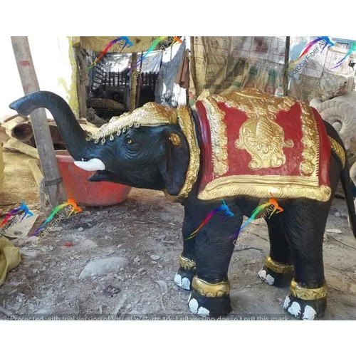 Fiber Elephant Statue - Application: Exterior Decor