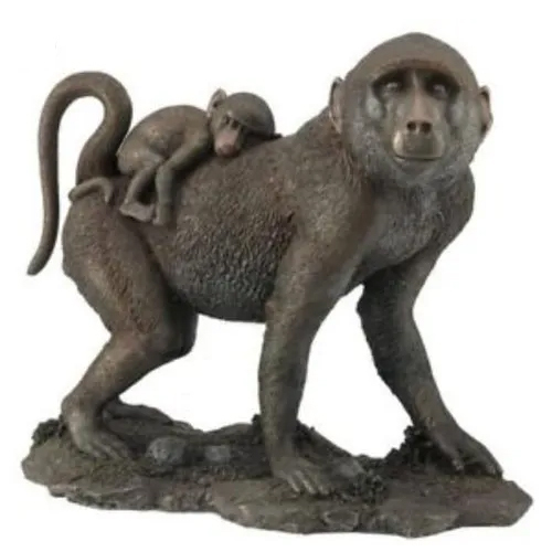 Fiber Monkey Statue - Application: Exterior Decor