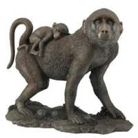 Fiber Monkey Statue