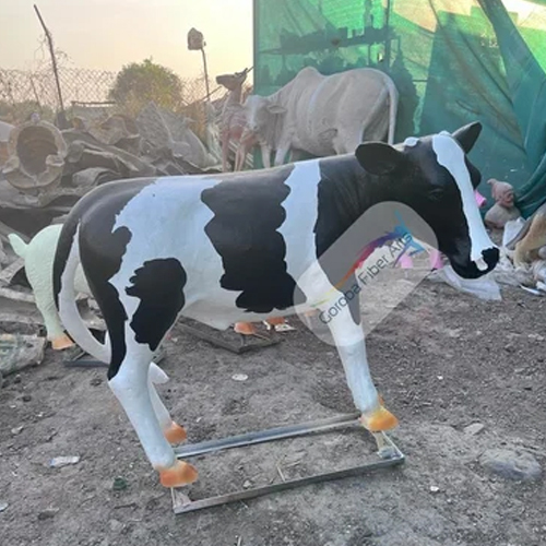 FRP Fiber Jersey Cow Statue