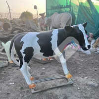 FRP Fiber Jersey Cow Statue