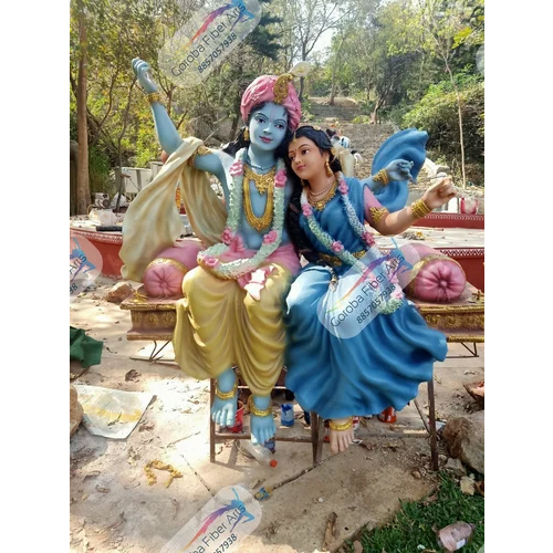 Radha Krishna Statues - Application: Worship