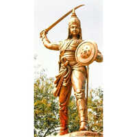 Fiber Rani durgavati fibre statue