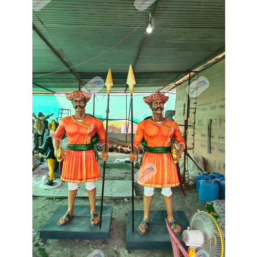 Maratha Soldier Mavala fiber statue