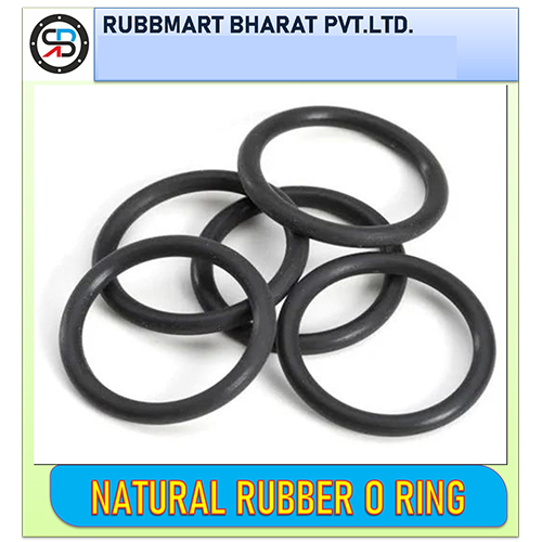 Natural Rubber O Ring - Color: Black