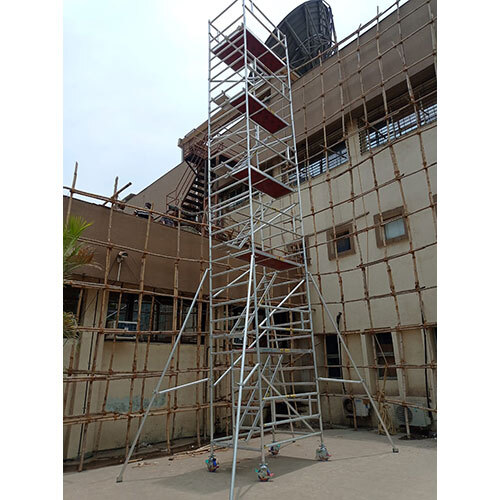 Aluminum Scaffolding 12 Meter - Feature: Wheel