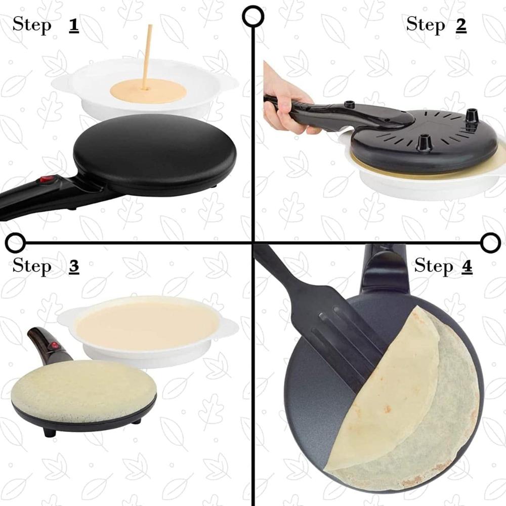 Electric Crepe Maker Dosa Maker Auto Power Off - Use: H