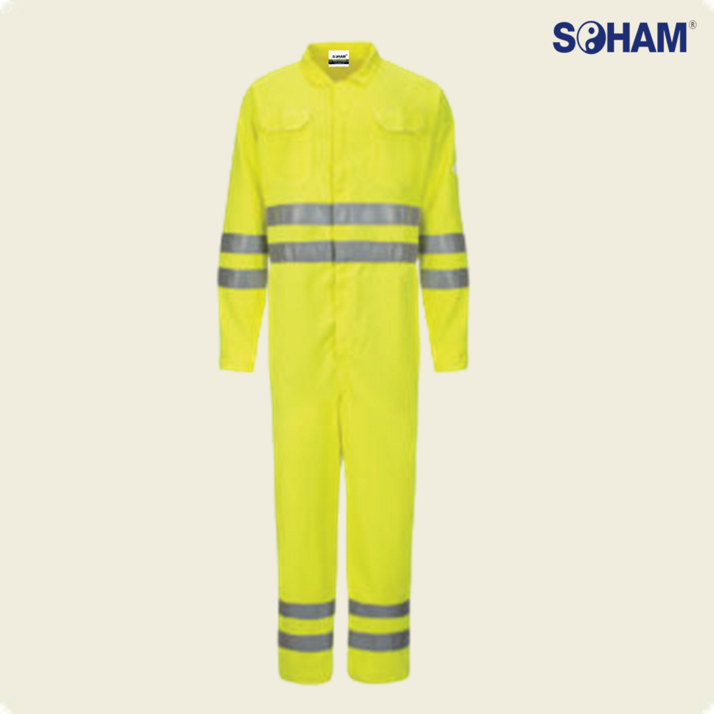 Industrial Construction Work Wear With Reflective Tapes - Color: Different Available