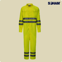 Industrial Construction Work Wear With Reflective Tapes - Color: Different Available