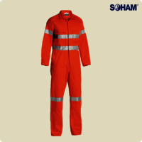 Reflective Work Shirts With Neon Tape - Color: Different Available