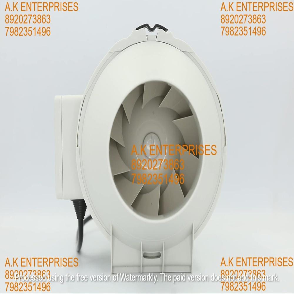 ASTBERG AF-100P 100mm/4 inch 198CMH/117CFM Inline fan Duct fan Inline Exhaust fan Silent fan