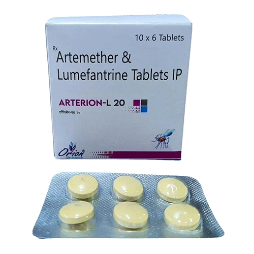 20 Mg Artemether And Lumefantrine Tablets Ip - Drug Type: General Medicines