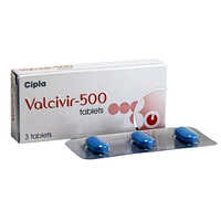 500 Mg Valacyclovir Tablets - Pack Of 3, Fda-approved General Medicine For Adults , Treats Herpes Zoster, Cold Sores, And Genital Herpes