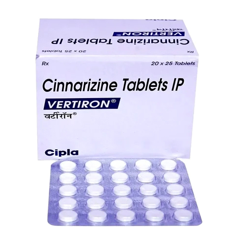 25 Mg Cinnarizine Tablets IP