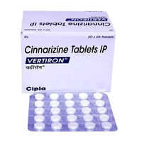 Cinnarizine Tablets Ip - 25 Mg, 20 X 25 Strip | General Medicine For Vertigo, Motion Sickness, Suitable For Adults
