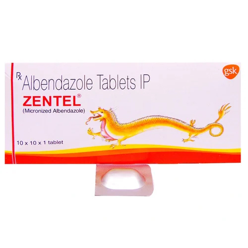 Albendazole 400 Mg Tablets - 10x10x1 Strip | General Medicine for Parasitic Infections, Suitable for Adults, Easy to Swallow, Room Temperature Storage