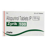 Allopurinol Tablets - 100 Mg Dosage, 100 Tablets Per Pack | General Medicine For Gout And Kidney Stones, Room Temperature Storage, Adult Use