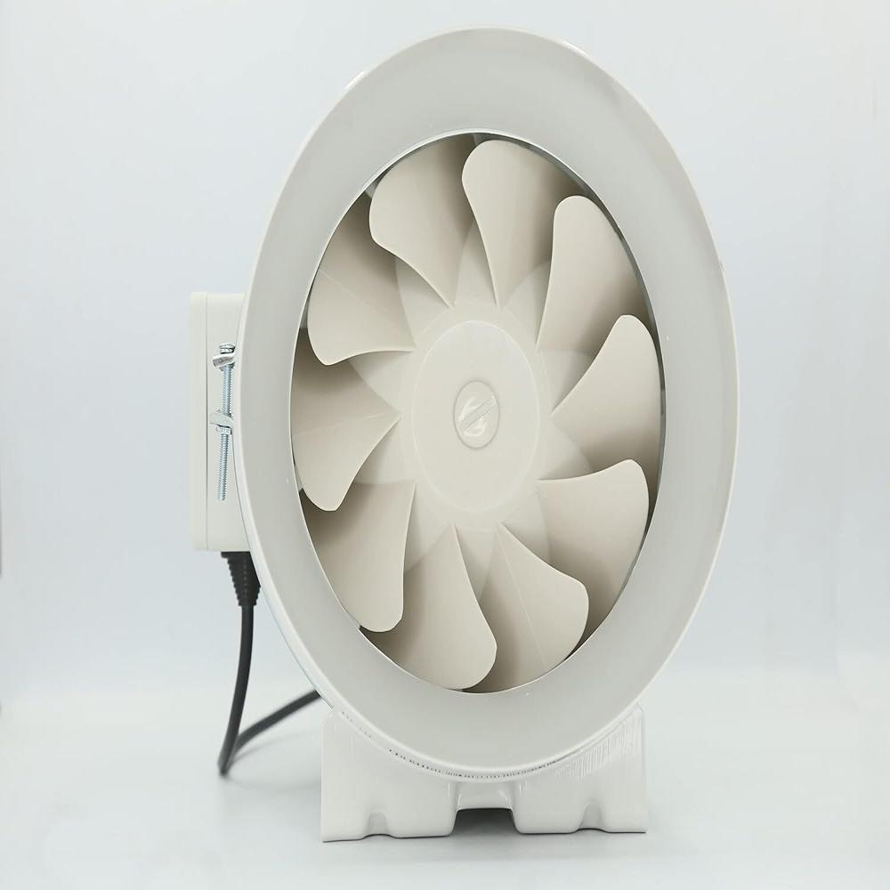 ASTBERG  AF200 (200mm/8INCH) (840CMH/494CFM) Silent Mix Flow Exhaust Inline  Fresh Air System