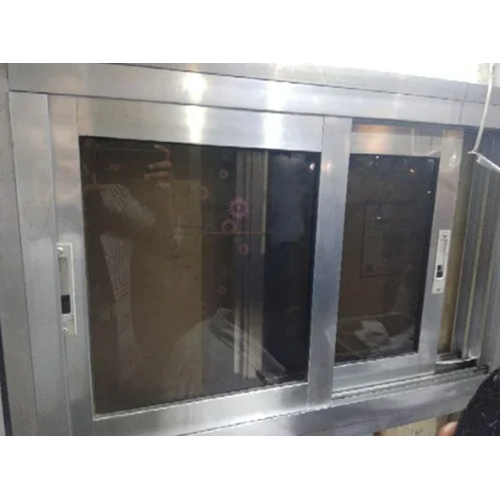 Powder Coating Aluminium Sliding Window - Color: Silver