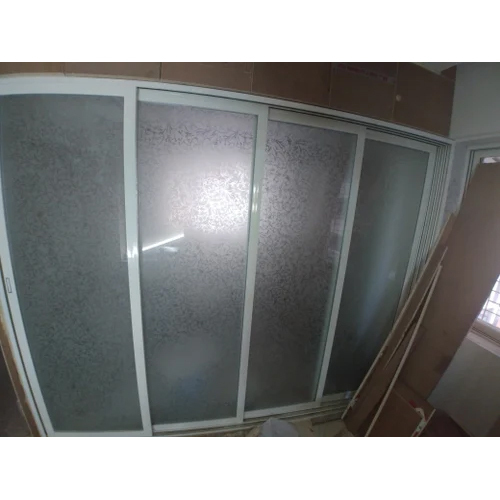 Regular Aluminium Sliding Window - Aluminium, Customizable Size, Elegant White Color | Polished Finish, Fiberglass Screen Netting for Pest Protection