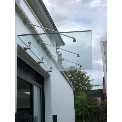 Toughened Glass Canopy - Color: Transparent