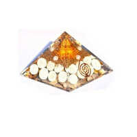 Gomti Chakra Mool Shree Yantra Pyramid - High Hardness, 70/75 Size, Transparent Stone | Attracts Wealth, Enhances Harmony, Amplifies Positive Energy