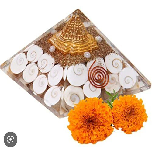 Gomti Chakra Mool Shree Yantra Pyramid - Hardness: High