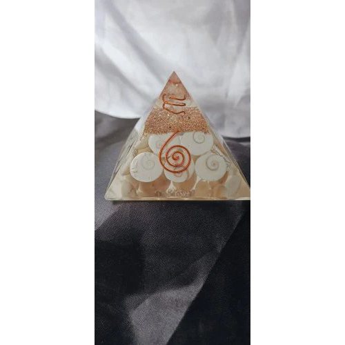 Gomti Chakra healing reiki Orgone Pyramid Size 70 75