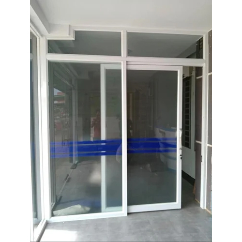 Aluminum Office Glass Partition - Color: White