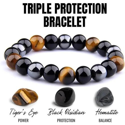 Triple protection bracelet 8mm