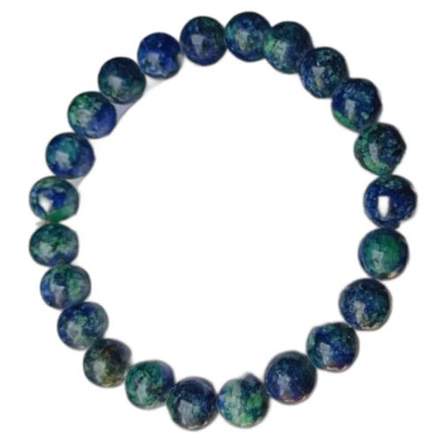 8mm Natural Azurite Bracelet