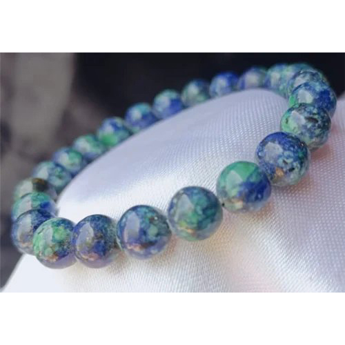 8mm Natural Azurite Bracelet