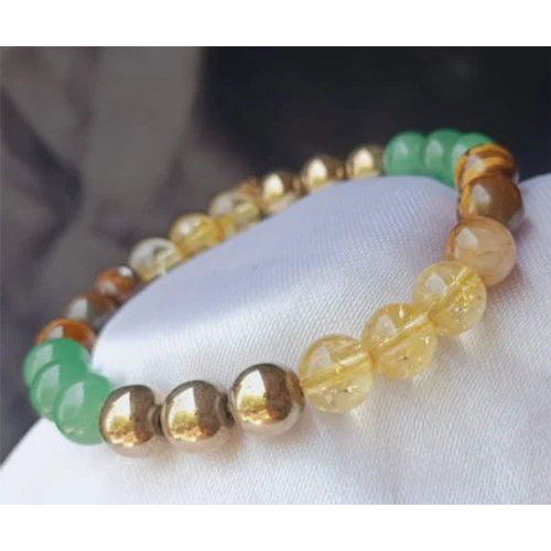 9mm Gemstone Bracelet - 210 Grams, Multicolored Round-shaped Gemstones | Healing Energy, Elegant Accessory For Any Occasion