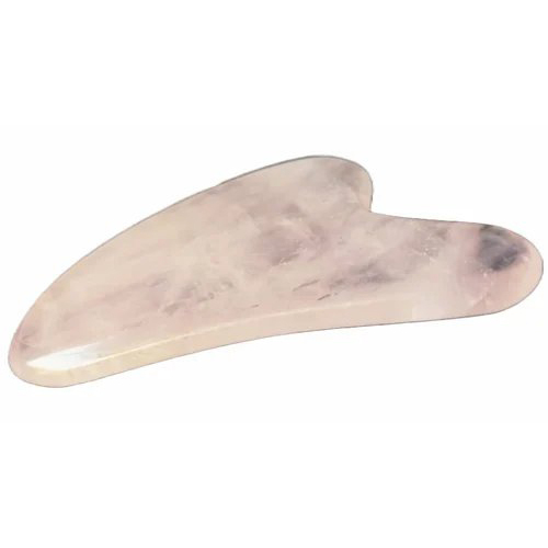 Rose Quartz Massage Gau Sha - Color: Pink