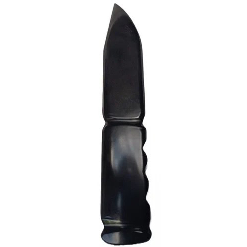 6 Inch Seven Chakra Black Agate Knife