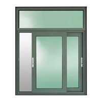 Soundproof Glass Window - Aluminium & Glass, 5mm Thickness, Grey Color - High Fire Resistant, Effective Noise Barrier