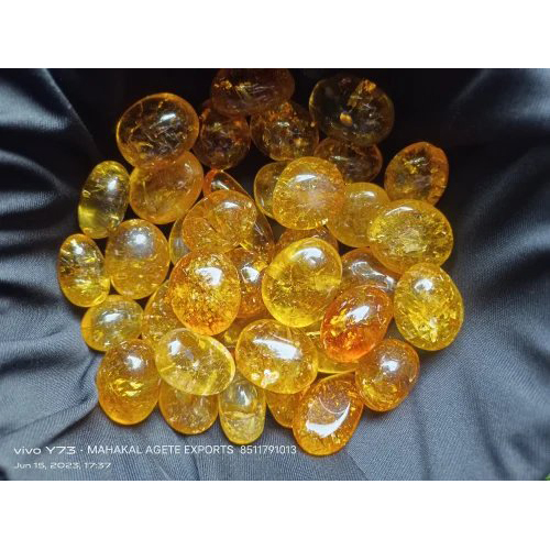 Citrine tumbals super quality